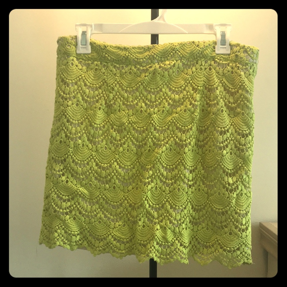 Forever21 mini skirt in yellow